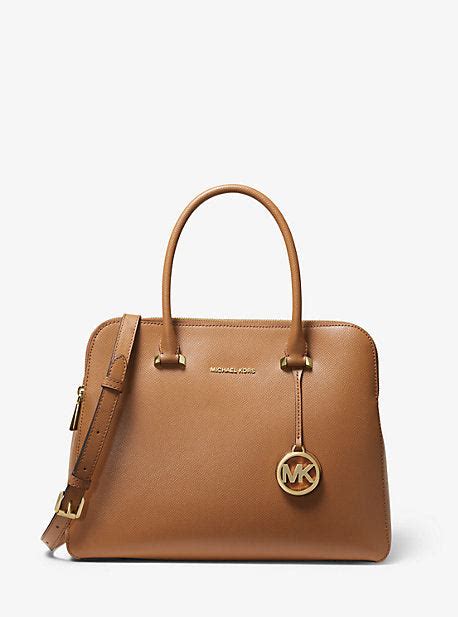 henkeltasche houston medium michael kors|Houston Medium Crossgrain Leather Satchel .